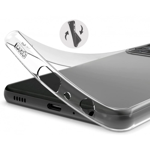 Samsung Galaxy A53 Kılıf Kamera Korumalı Esnek Silikon Kapak - Şeffaf