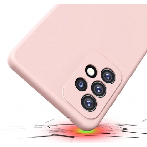 Samsung Galaxy A54 Kılıf İçi Kadife Mat Mara Lansman Silikon Kapak - Lacivert