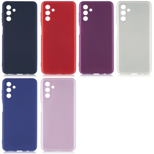 Samsung Galaxy A54 Kılıf İnce Soft Mat Renkli Esnek Silikon Kapak - Rose Gold