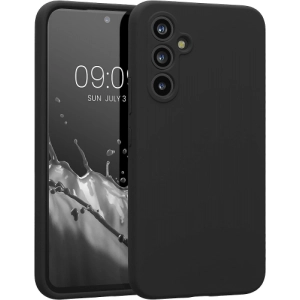 Samsung Galaxy A54 Kılıf İnce Soft Mat Renkli Esnek Silikon Kapak - Siyah