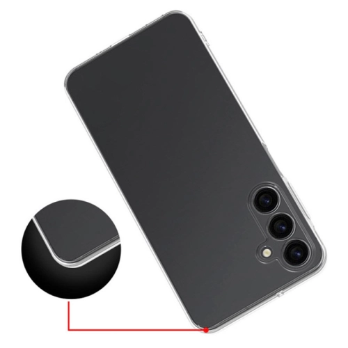 Samsung Galaxy A56 Kılıf Kamera Korumalı Esnek Silikon Kapak - Şeffaf