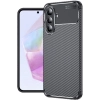 Samsung Galaxy A56 Kılıf Silikon Parmak İzi Bırakmayan Karbon Soft Negro Kapak - Siyah