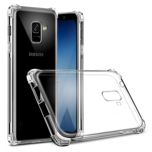 Samsung Galaxy A6 2018 Kılıf Silikon Köşe Korumalı Airbag Darbe Emici Kapak - Şeffaf