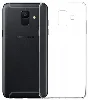 Samsung Galaxy A6 2018 Kılıf Ultra İnce Kaliteli Esnek Silikon 0.2mm - Şeffaf