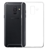 Samsung Galaxy A6 Plus 2018 Kılıf Ultra İnce Kaliteli Esnek Silikon 0.2mm - Şeffaf