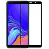 Samsung Galaxy A7 2018 Kırılmaz Cam Tam Kapatan Kenarları Kırılmaya Dayanıklı Cam Ekran Koruyucu - Siyah
