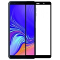 Samsung Galaxy A7 2018 Kırılmaz Cam Tam Kapatan Kenarları Kırılmaya Dayanıklı Cam Ekran Koruyucu - Siyah