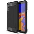 Samsung Galaxy A7 2018 Kılıf Zırhlı Tank Crash Silikon Kapak - Siyah