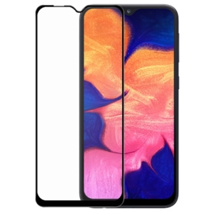 Samsung Galaxy A70 Kırılmaz Cam Tam Kapatan Kenarları Kırılmaya Dayanıklı Cam Ekran Koruyucu - Siyah