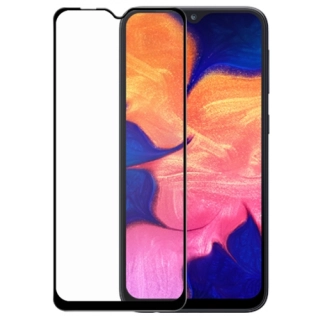 Samsung Galaxy A70 Kırılmaz Cam Tam Kapatan Kenarları Kırılmaya Dayanıklı Cam Ekran Koruyucu - Siyah