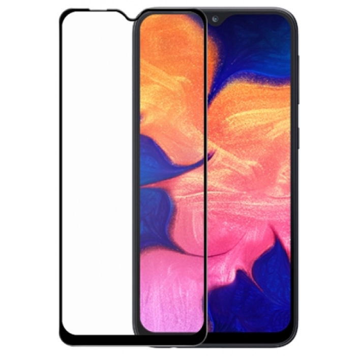 Samsung Galaxy A70 Ekran Koruyucu Fiber Tam Kaplayan Nano - Siyah