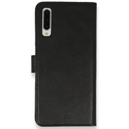 Samsung Galaxy A70 Kapaklı Kılıf Trend S Cüzdanlı Kartlıklı Kapak - Siyah