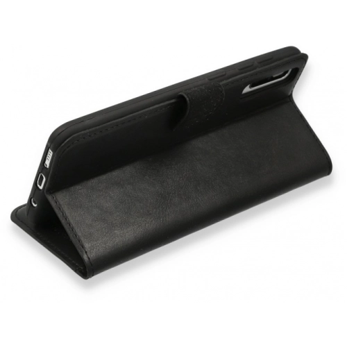 Samsung Galaxy A70 Kapaklı Kılıf Trend S Cüzdanlı Kartlıklı Kapak - Siyah