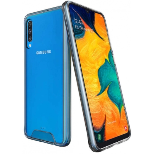 Samsung Galaxy A70 Kılıf Clear Guard Serisi Gard Kapak - Şeffaf