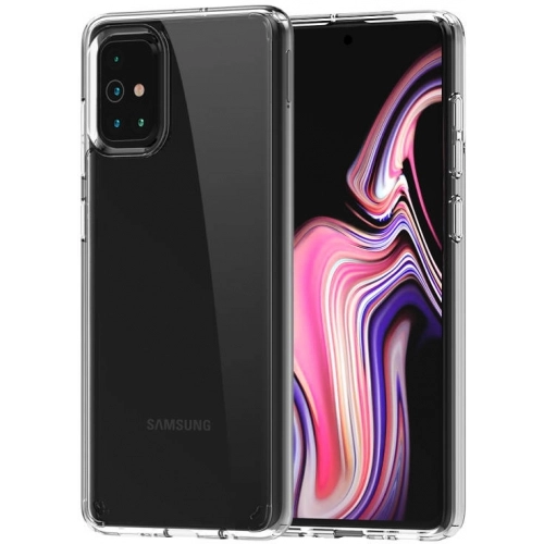 Samsung Galaxy A71 Kılıf Korumalı Kenarları Silikon Arkası Sert Coss Kapak - Şeffaf