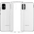 Samsung Galaxy A71 Kılıf Korumalı Kenarları Silikon Arkası Sert Coss Kapak  - Şeffaf