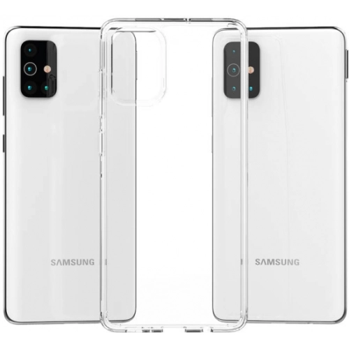 Samsung Galaxy A71 Kılıf Korumalı Kenarları Silikon Arkası Sert Coss Kapak - Şeffaf