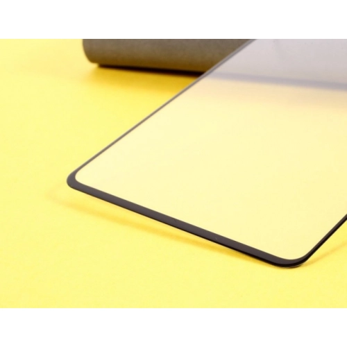 Samsung Galaxy A73 Kırılmaz Cam Tam Kapatan Kenarları Kırılmaya Dayanıklı Cam Ekran Koruyucu - Siyah