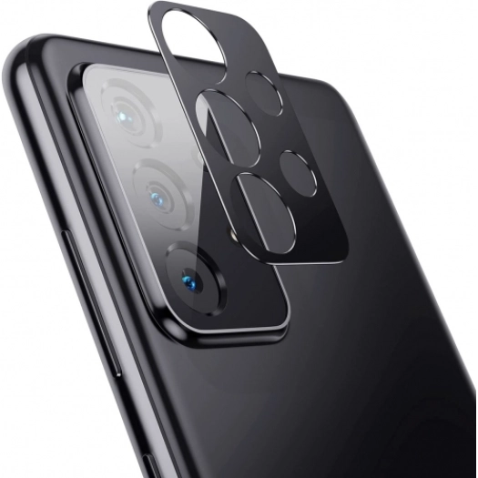 Samsung Galaxy A73 Kamera Lens Koruyucu Film 0.2mm - Siyah