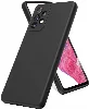 Samsung Galaxy A73 Kılıf İçi Kadife Mat Mara Lansman Silikon Kapak  - Siyah