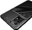 Samsung Galaxy A73 Kılıf Karbon Serisi Mat Fiber Silikon Negro Kapak - Lacivert