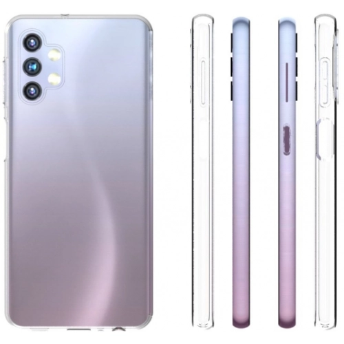 Samsung Galaxy A73 Kılıf Kamera Korumalı Esnek Silikon Kapak - Şeffaf