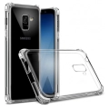 Samsung Galaxy A8 2018 Kılıf Silikon Köşe Korumalı Airbag Darbe Emici Kapak - Şeffaf