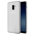 Samsung Galaxy A8 2018 Plus Kılıf Ultra İnce Kaliteli Esnek Silikon 0.2mm - Şeffaf