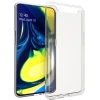 Samsung Galaxy A80 Kılıf Silikon Köşe Korumalı Airbag Darbe Emici Kapak - Şeffaf