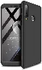 Samsung Galaxy A9 2018 Kılıf 3 Parçalı 360 Tam Korumalı Rubber AYS Kapak  - Siyah