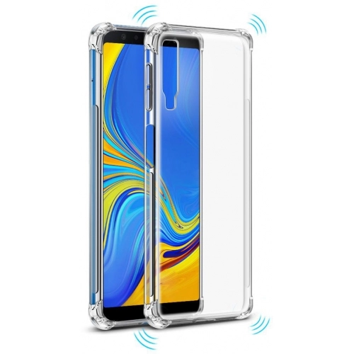Samsung Galaxy A9 2018 Kılıf Silikon Köşe Korumalı Airbag Darbe Emici Kapak - Şeffaf