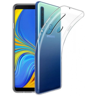 Samsung Galaxy A9 2018 Kılıf Kamera Korumalı Esnek Silikon Kapak - Şeffaf