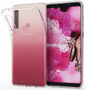Samsung Galaxy A9 2018 Kılıf Ultra İnce Kaliteli Esnek Silikon 0.2mm - Şeffaf