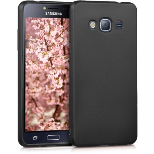 Samsung Galaxy Grand Prime Plus Kılıf İnce Soft Mat Renkli Esnek Silikon Kapak - Siyah