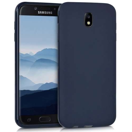 Samsung Galaxy J5 Pro Kılıf İnce Soft Mat Renkli Esnek Silikon Kapak - Lacivert