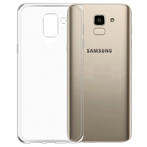 Samsung Galaxy J6 2018 Kılıf Ultra İnce Kaliteli Esnek Silikon 0.2mm - Şeffaf