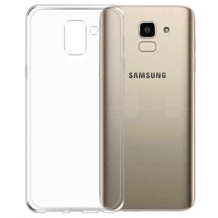 Samsung Galaxy J6 2018 Kılıf Ultra İnce Kaliteli Esnek Silikon 0.2mm - Şeffaf