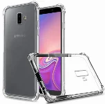 Samsung Galaxy J6 Plus 2018 Kılıf Köşe Korumalı Airbag Şeffaf Silikon Anti-Shock
