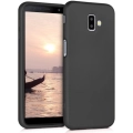 Samsung Galaxy J6 Plus 2018 Kılıf İnce Soft Mat Renkli Esnek Silikon Kapak - Siyah