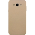 Samsung Galaxy J7 Core Kılıf İnce Soft Mat Renkli Esnek Silikon Kapak - Gold