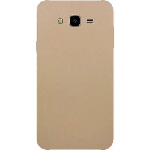 Samsung Galaxy J7 Core Kılıf İnce Soft Mat Renkli Esnek Silikon Kapak - Gold