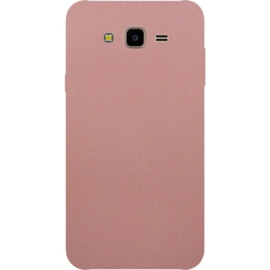 Samsung Galaxy J7 Core Kılıf İnce Soft Mat Renkli Esnek Silikon Kapak - Rose Gold