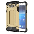 Samsung Galaxy J7 / J7 Core Kılıf Zırhlı Tank Crash Silikon Kapak - Gold