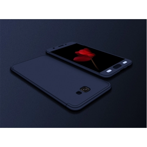Samsung Galaxy J7 Prime 2 / J7 Prime Kılıf 3 Parçalı 360 Tam Korumalı Rubber AYS Kapak - Lacivert