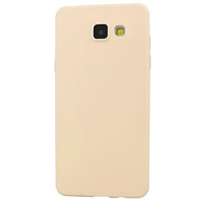 Samsung Galaxy J7 Prime 2 / J7 Prime Kılıf İnce Soft Mat Renkli Esnek Silikon Kapak - Gold