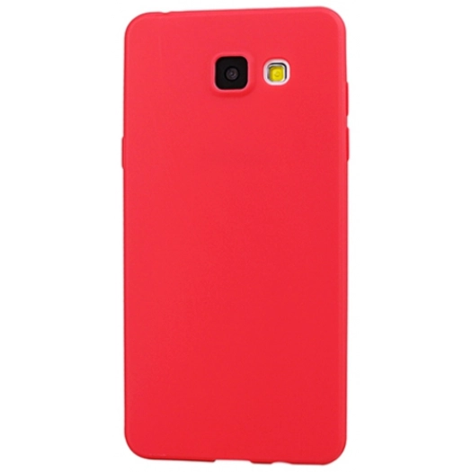 Samsung Galaxy J7 Prime 2 / J7 Prime Kılıf İnce Soft Mat Renkli Esnek Silikon Kapak - Kırmızı