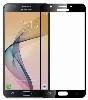 Samsung Galaxy J7 Prime 5D Tam Kapatan Kenarları Kırılmaya Dayanıklı Cam Ekran Koruyucu - Siyah