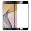 Samsung Galaxy J7 Prime / J7 Prime 2 Kırılmaz Cam Tam Kapatan Kenarları Kırılmaya Dayanıklı Cam Ekran Koruyucu - Siyah