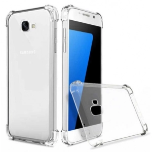 Samsung Galaxy J7 Prime / J7 Prime 2 Kılıf Silikon Köşe Korumalı Airbag Darbe Emici Kapak - Şeffaf