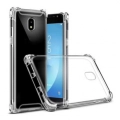 Samsung Galaxy J7 Pro Kılıf Silikon Köşe Korumalı Airbag Darbe Emici Kapak - Şeffaf